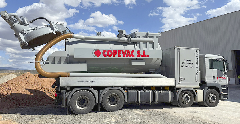 Utilització camió aspirador